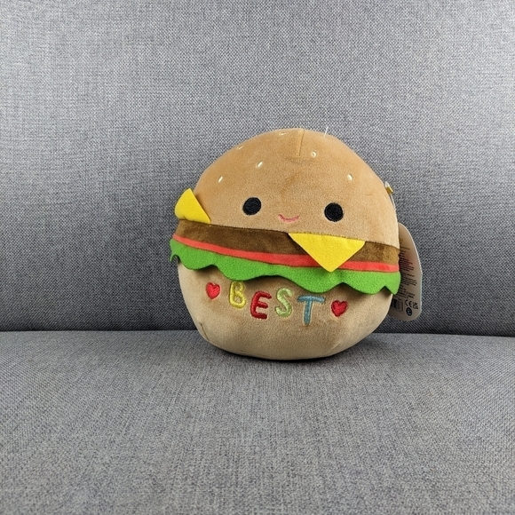 Squishmallows Other - Squishmallows Carl the Hamburger 7"